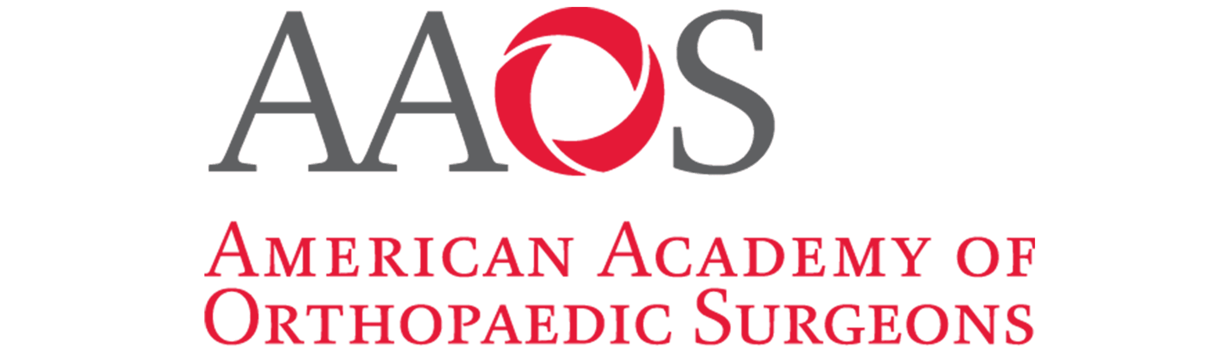 Logo of the American Academy of Orthopaedic Surgeons with the initials AAOS and red circular graphic – Eyeland Eyecare