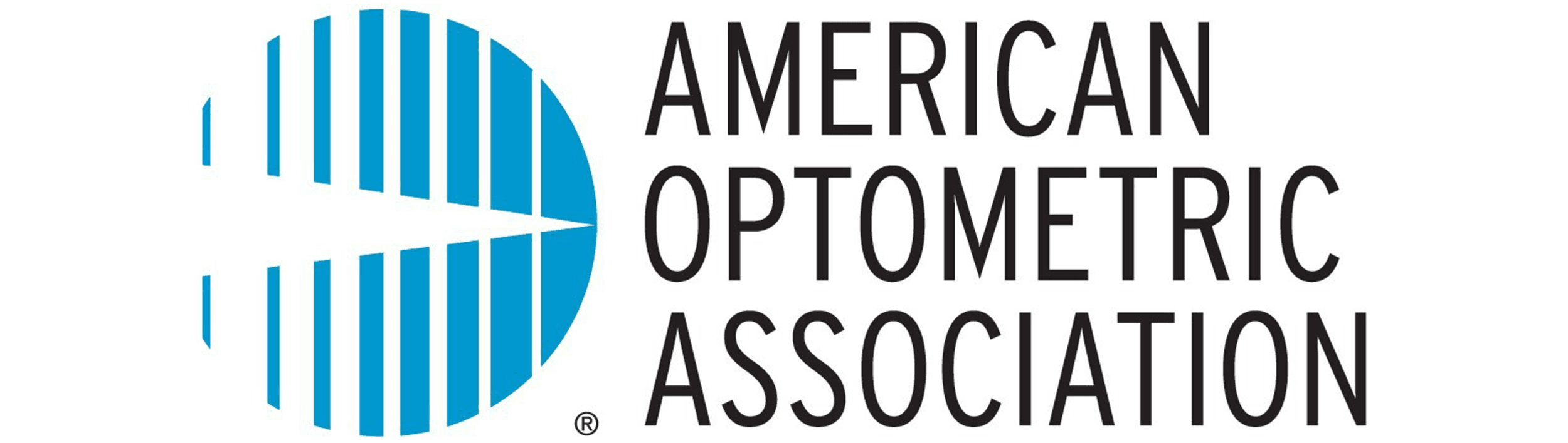 American Optometric Association Member – Eyeland Eyecare Logo of the American Optometric Association featuring blue and white lines in a circular design – Eyeland Eyecare